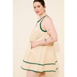 Pilcro Sleeveless Zip-Front Denim Mini Dress 3X